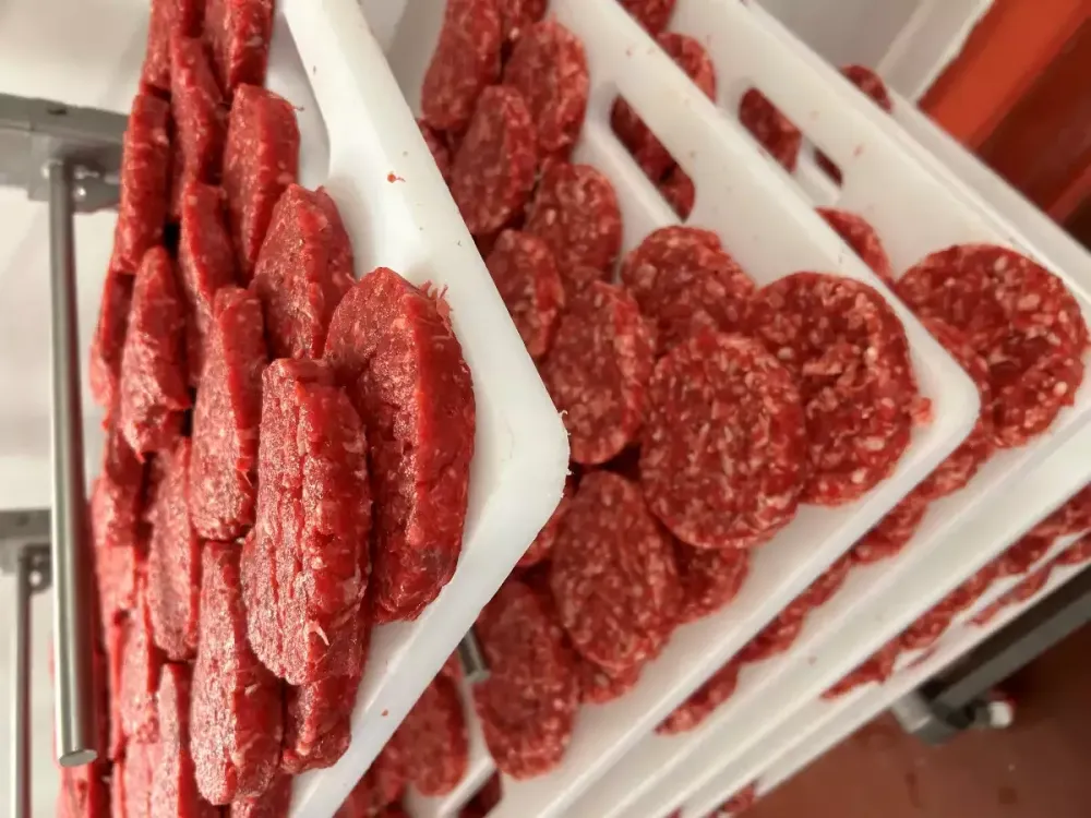 Préparation hachée formée en steak